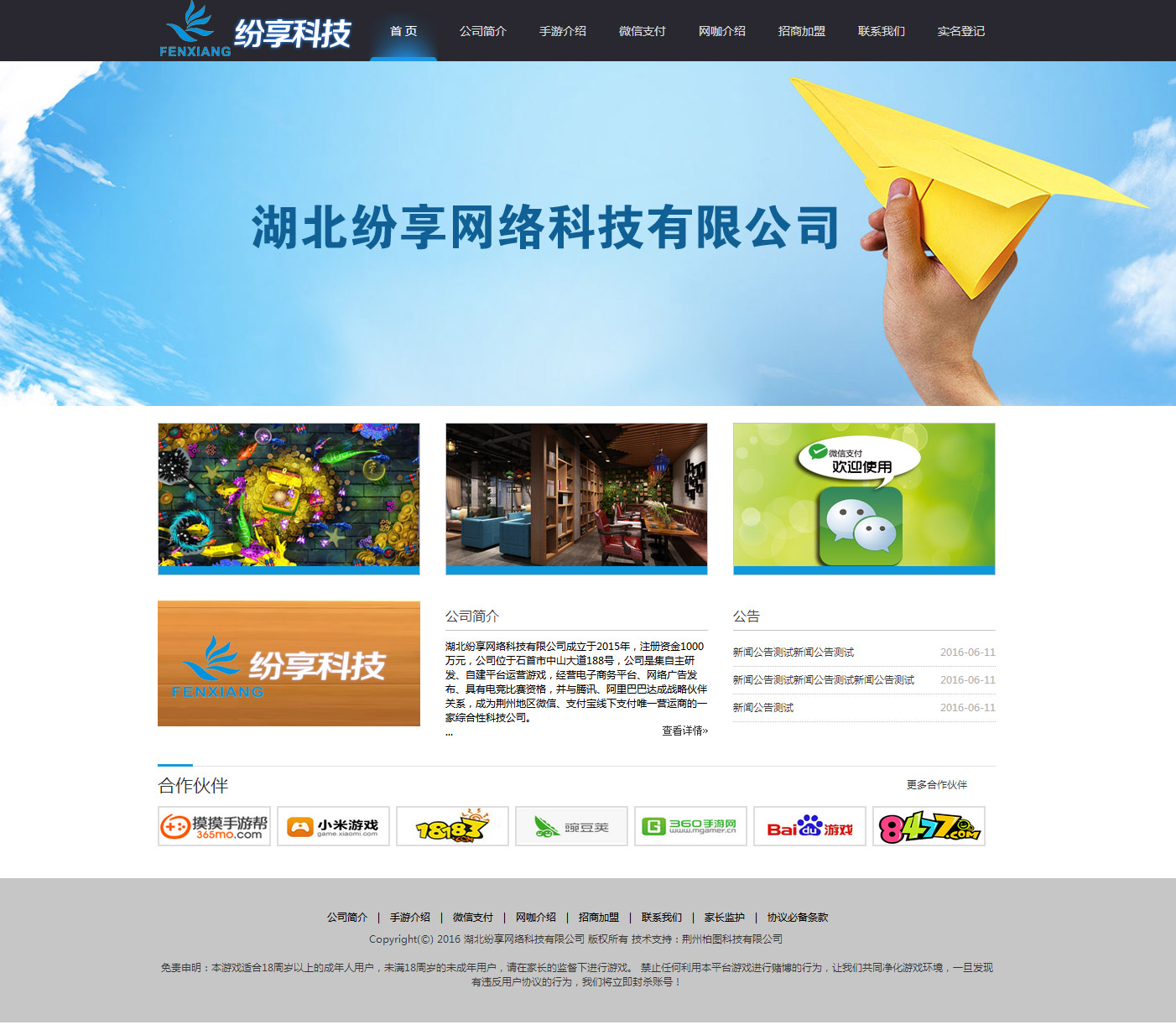 湖北紛享網(wǎng)絡(luò )科技有限公司_手游